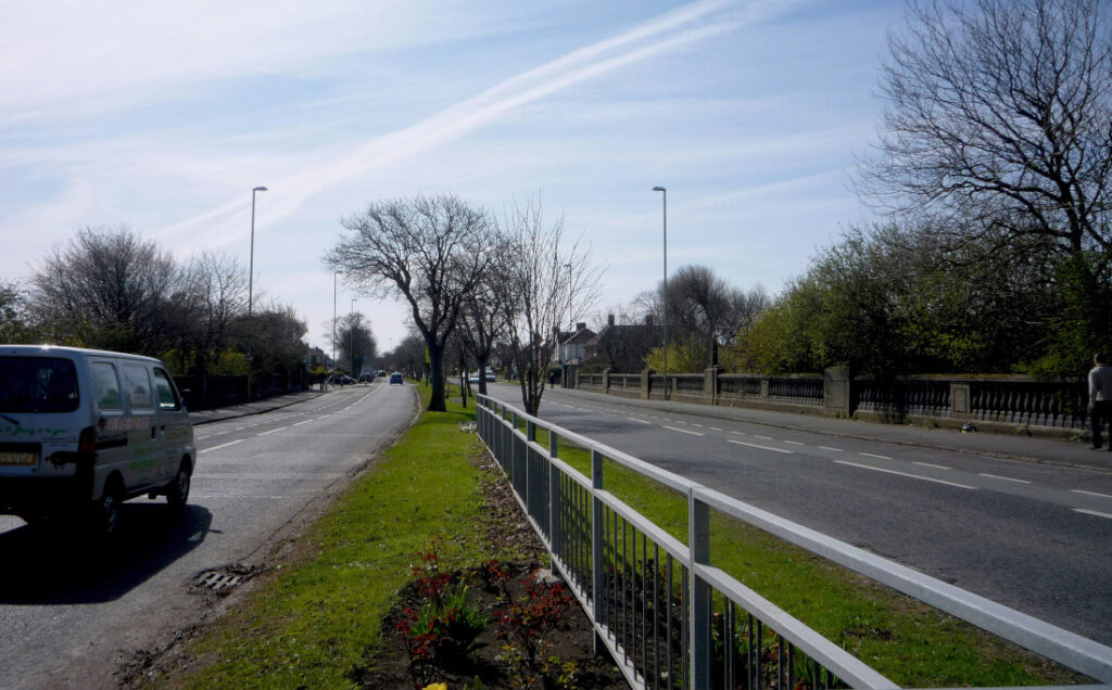 Picture shows York Avenue as it is now 2024.