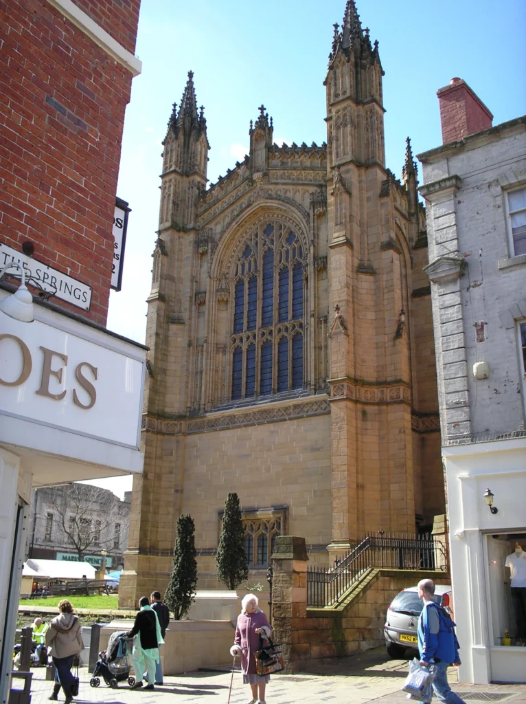 View of East Window Wakefield Cathedral