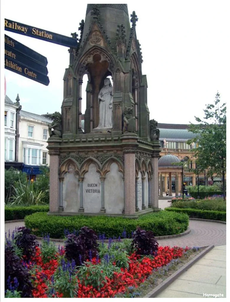 A Monument of historical interest. Queen Victoria Monument Harrogate