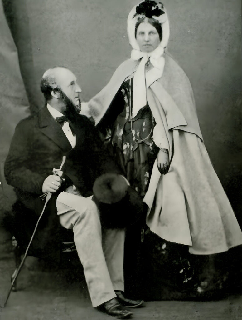 Charles Palmer with fist Wife Jane. daughter of Ebenezer Robson. 