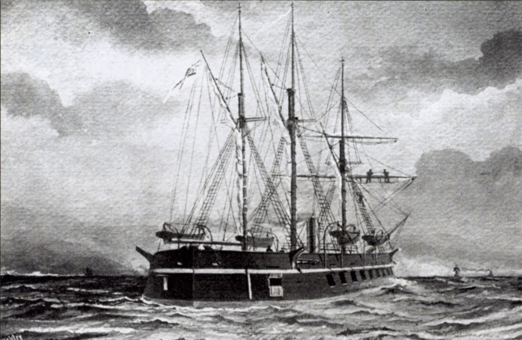 Palmer's first ship H.M.S Terror. of historical Interest